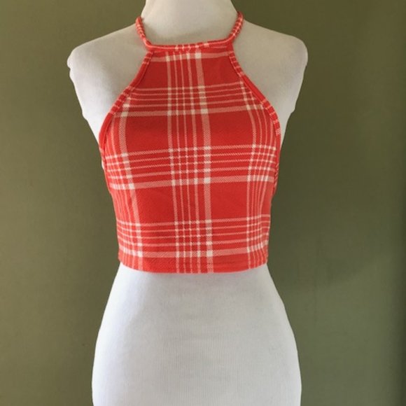 Missguided Crop Halter Top Size 2 - Picture 1 of 5